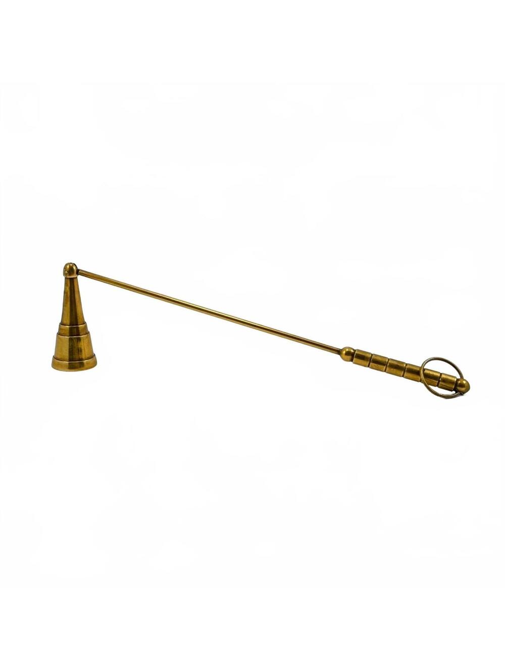 Vtg Brass Candle Snuffer